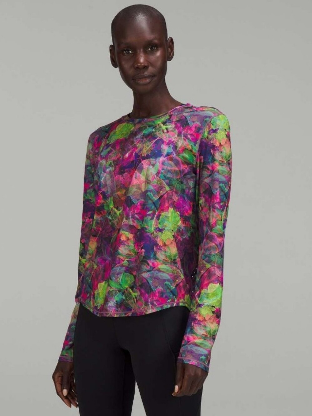 Lululemon High-Neck Running and Training Long Sleeve Shirt Size 8-10
